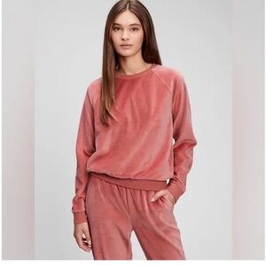 GAP Dusty Pink Velour Jogger Set